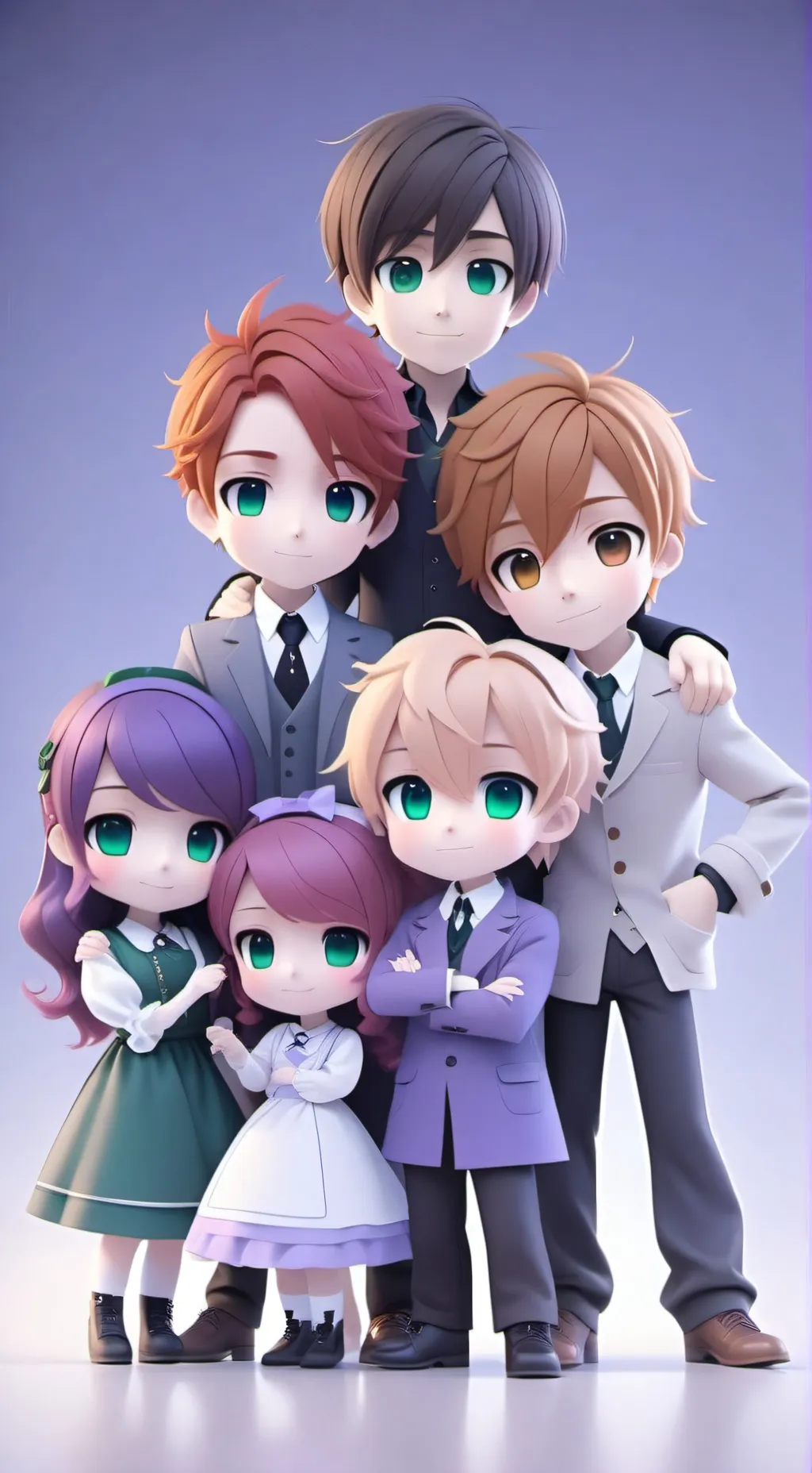ai character: Afton Family  background