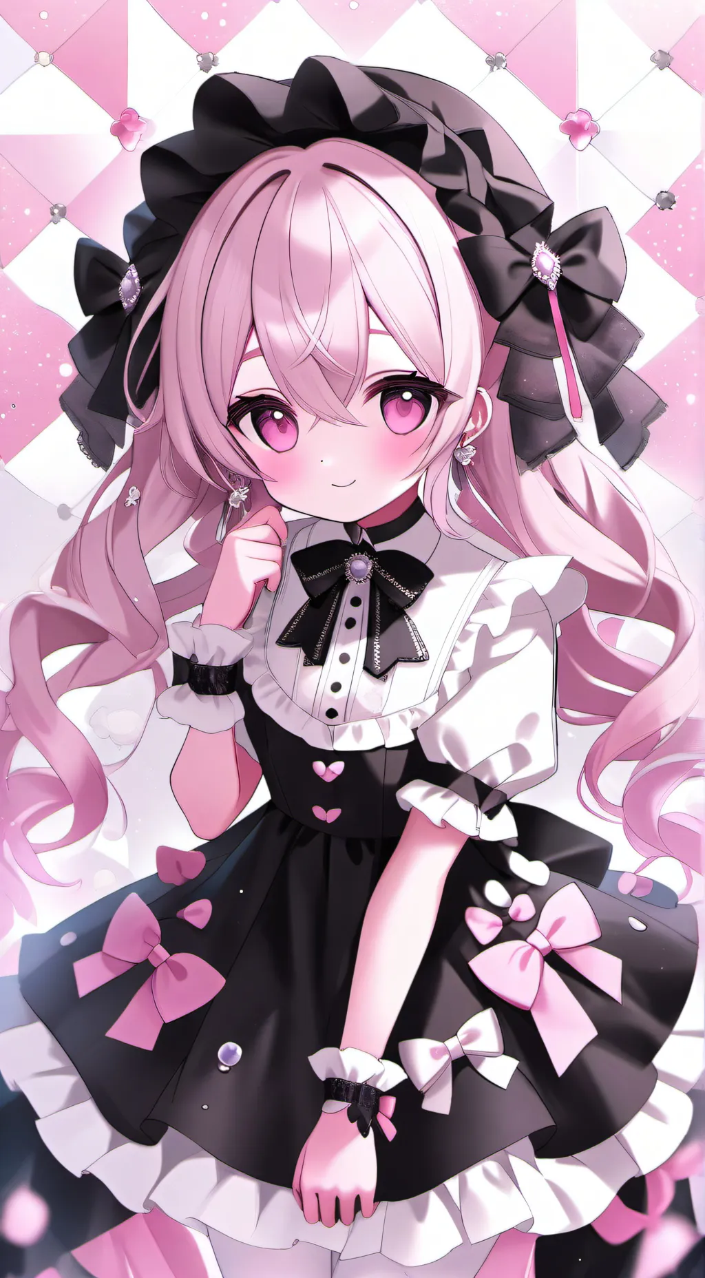 ai character: Camila🖤🩷 background