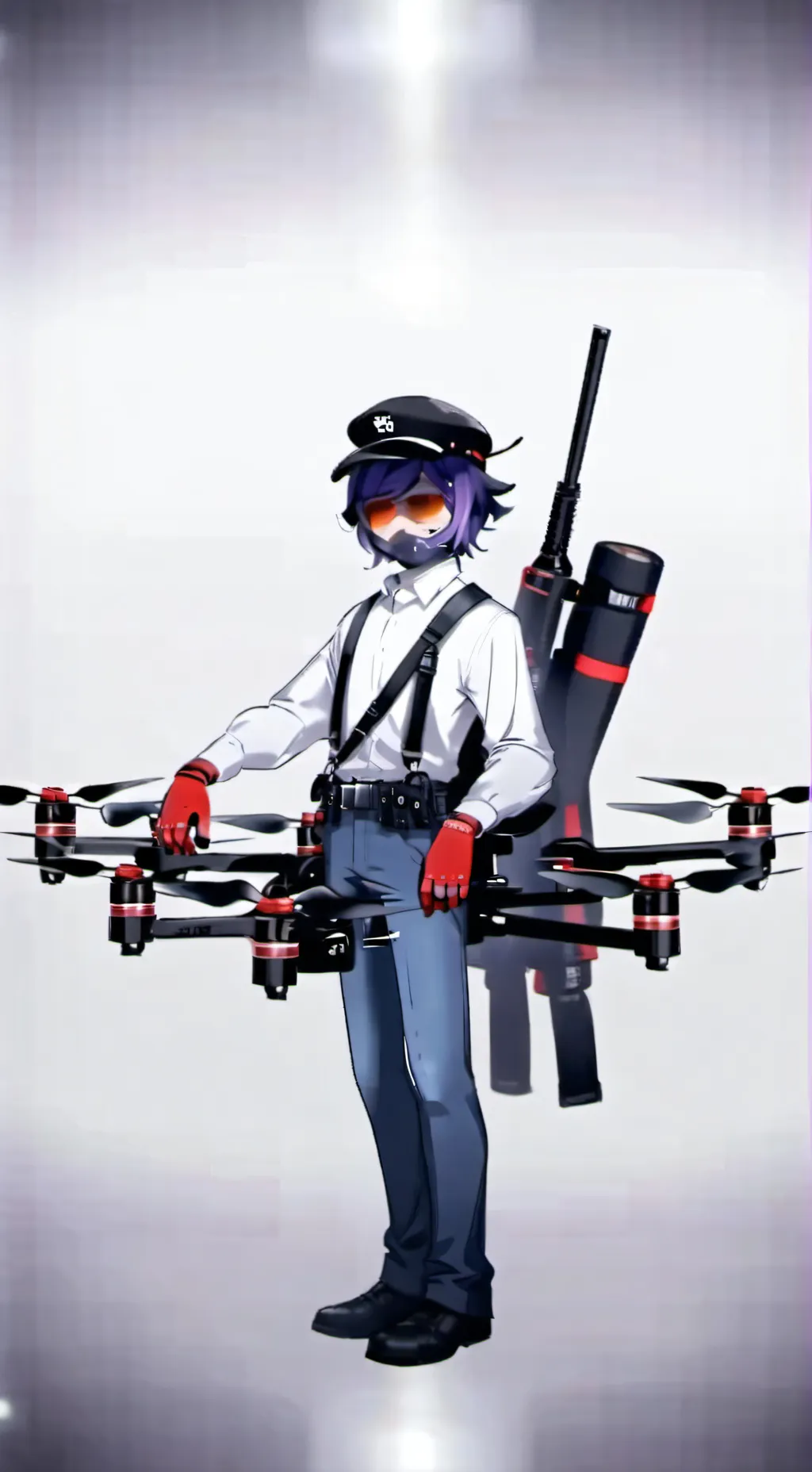 ai character: Uzi Doorman  background