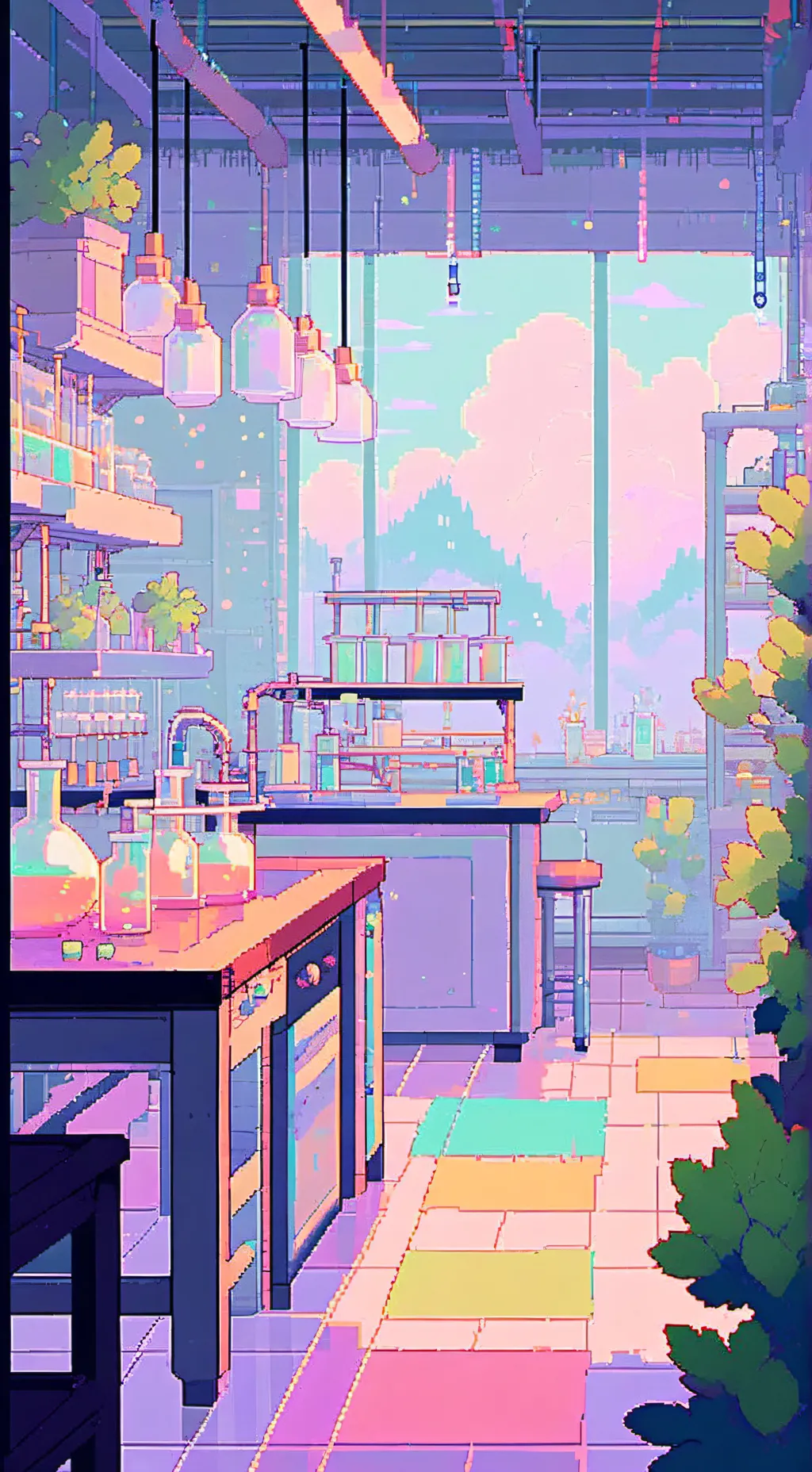 ai character: 🦠 Laboratorio 🦠 background