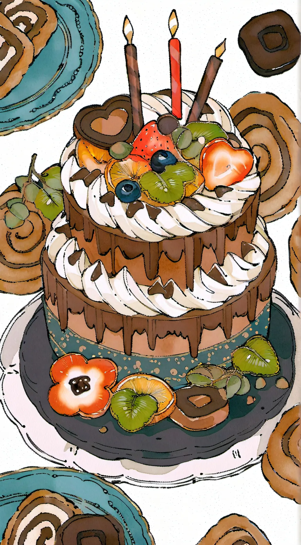 ai character: Baby Cella’s  🎂  background