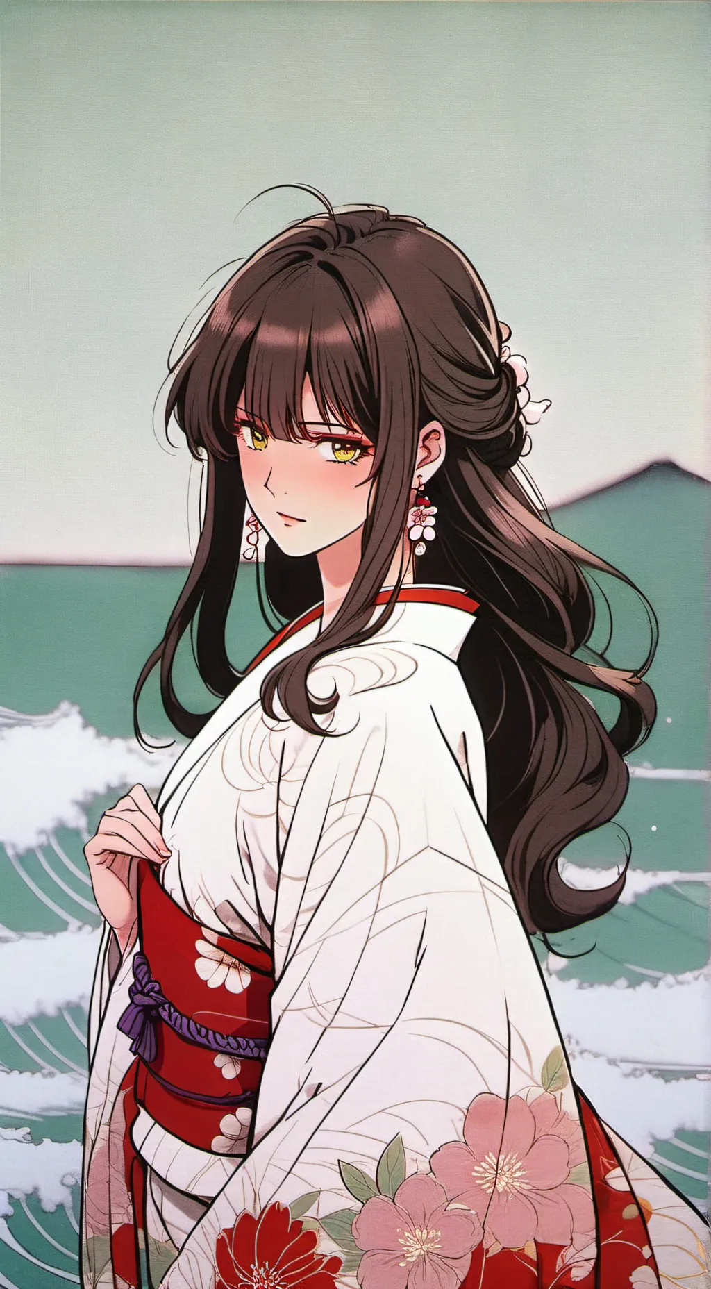 ai character: 🤍Maya❤️ background