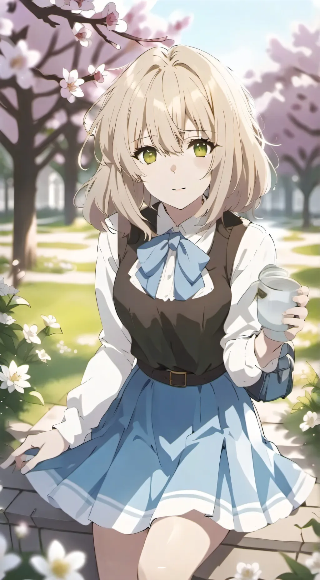 ai character: Saki Yamada  background