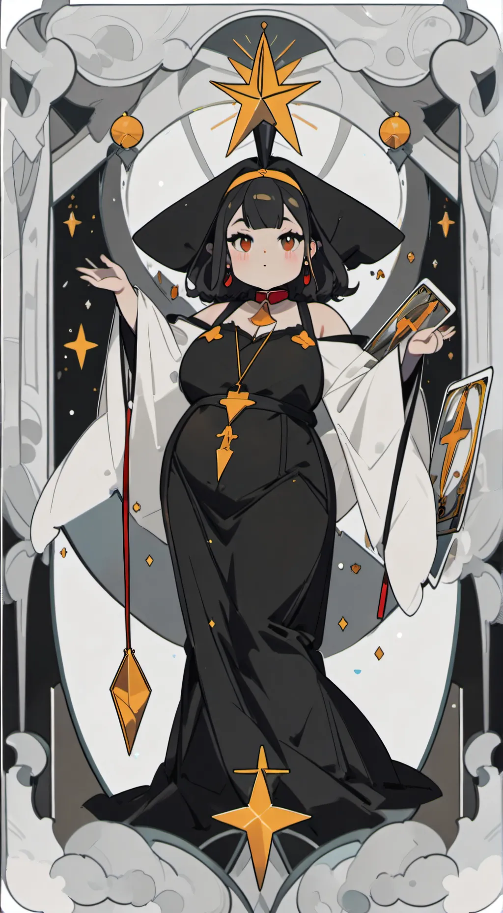 ai character: ugly fat wife background