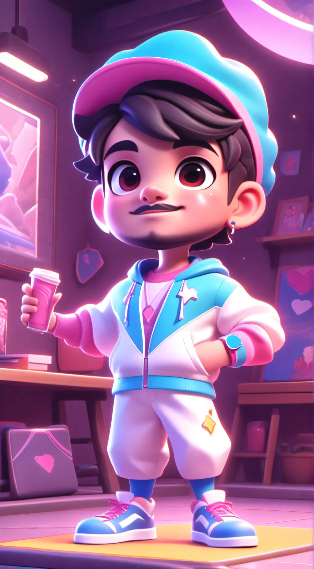 ai character: LONGER  background