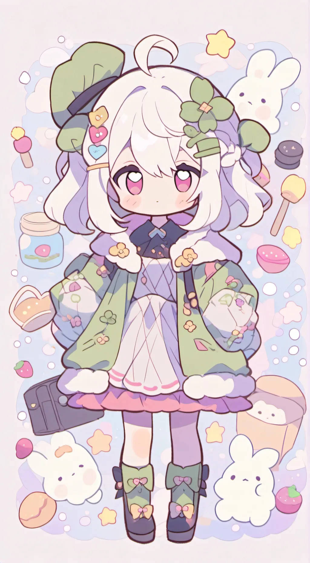 ai character: dw steal ur b-day background