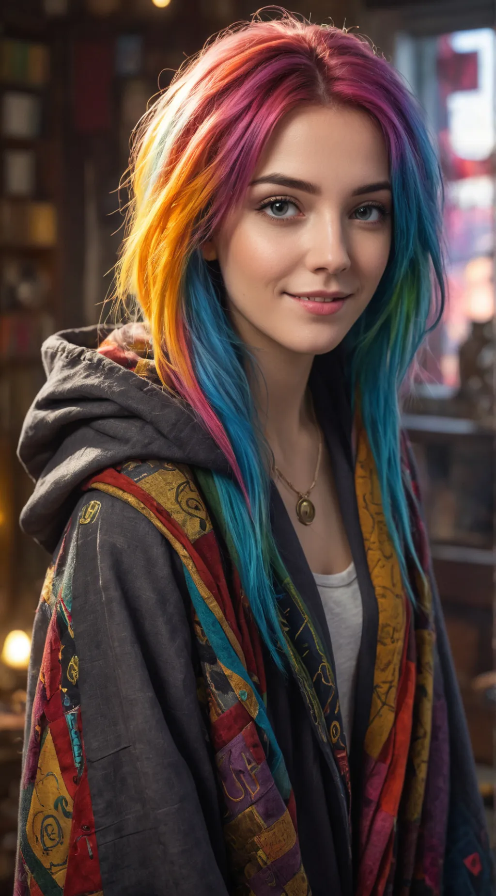 ai character: precious  background