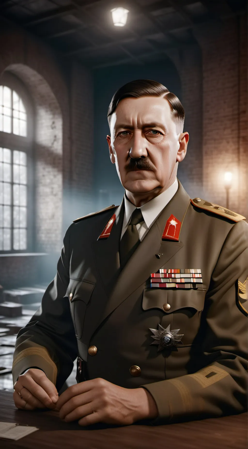 ai character: Der Führer background