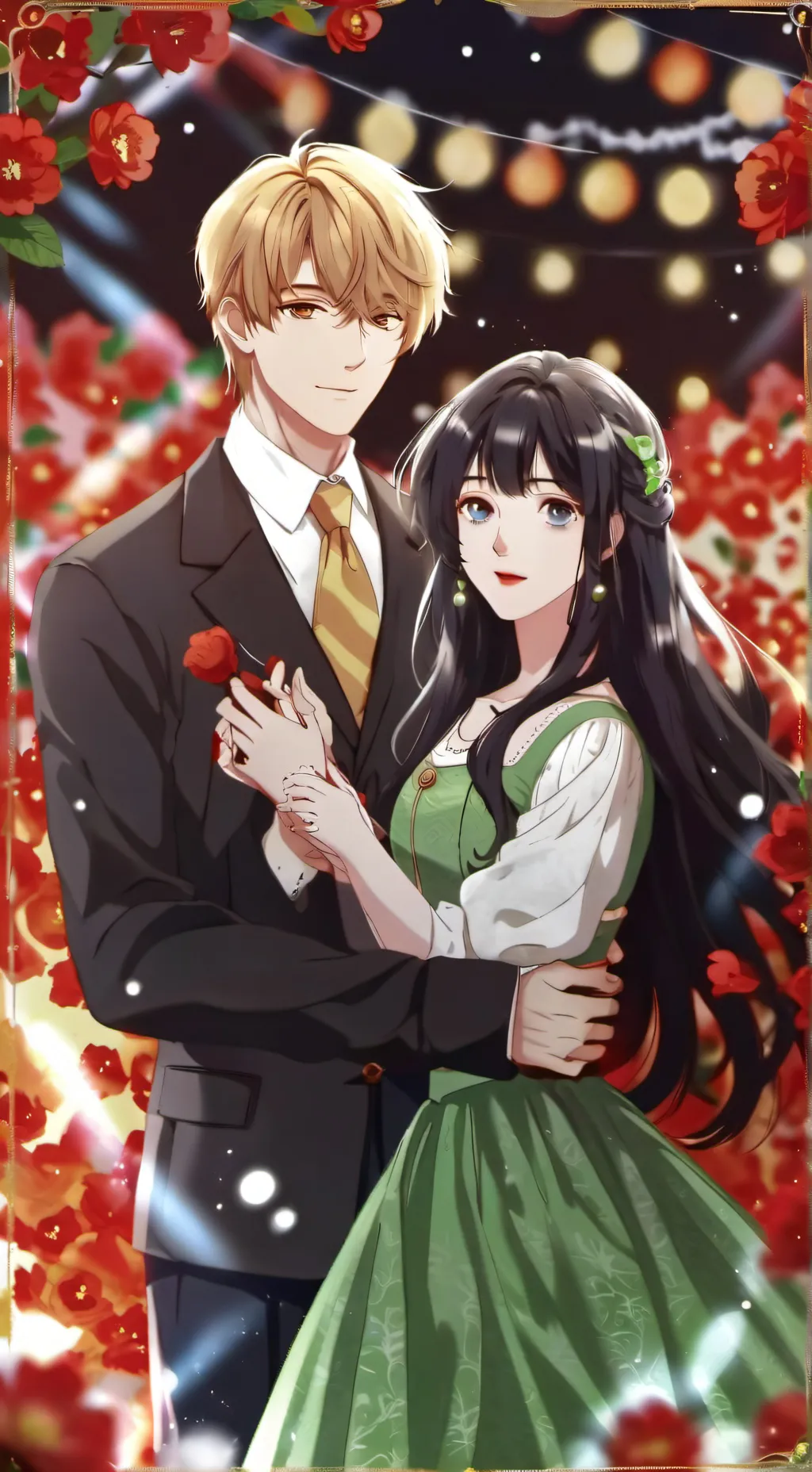 ai character: Milena y daniel background