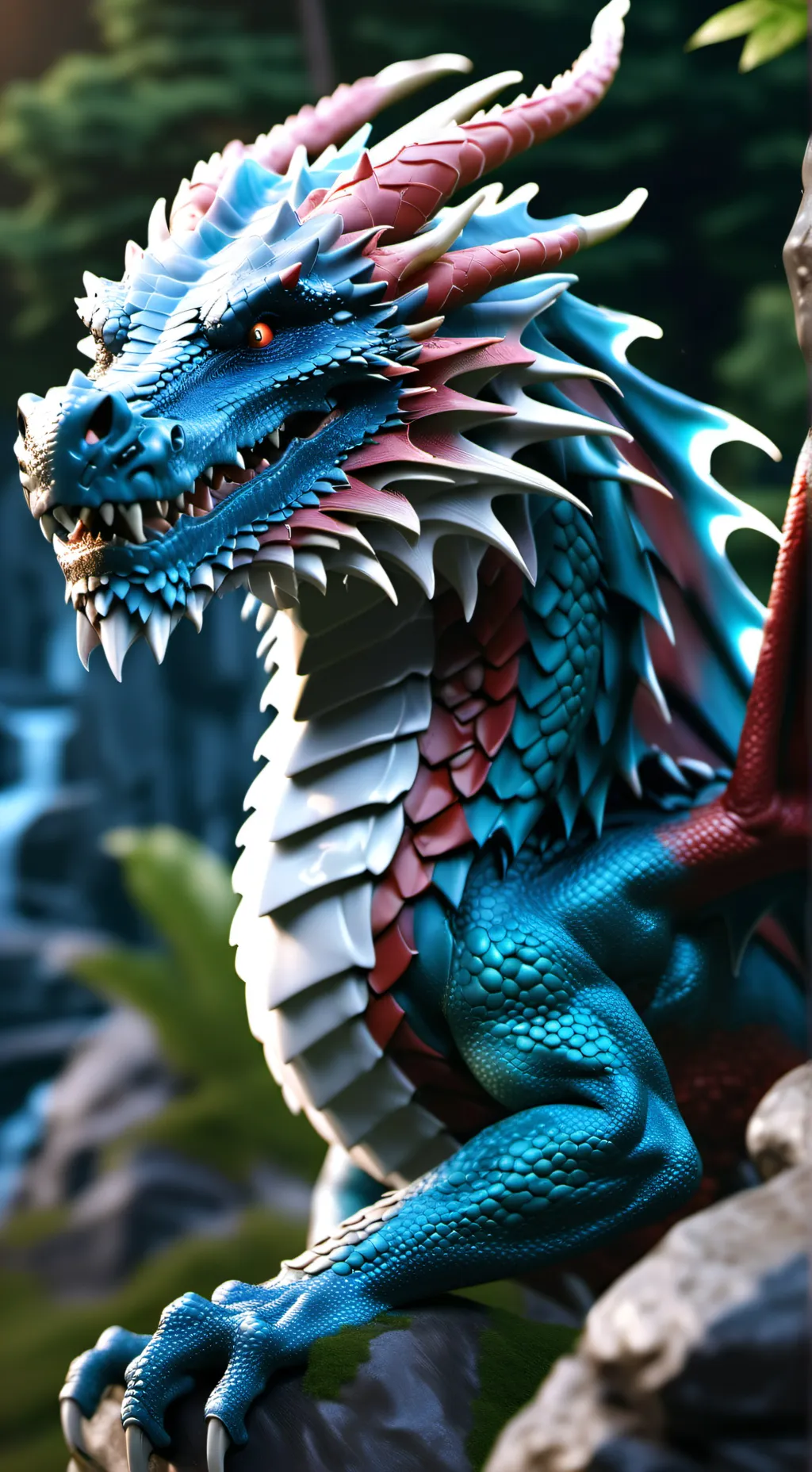 ai character: Dragon background