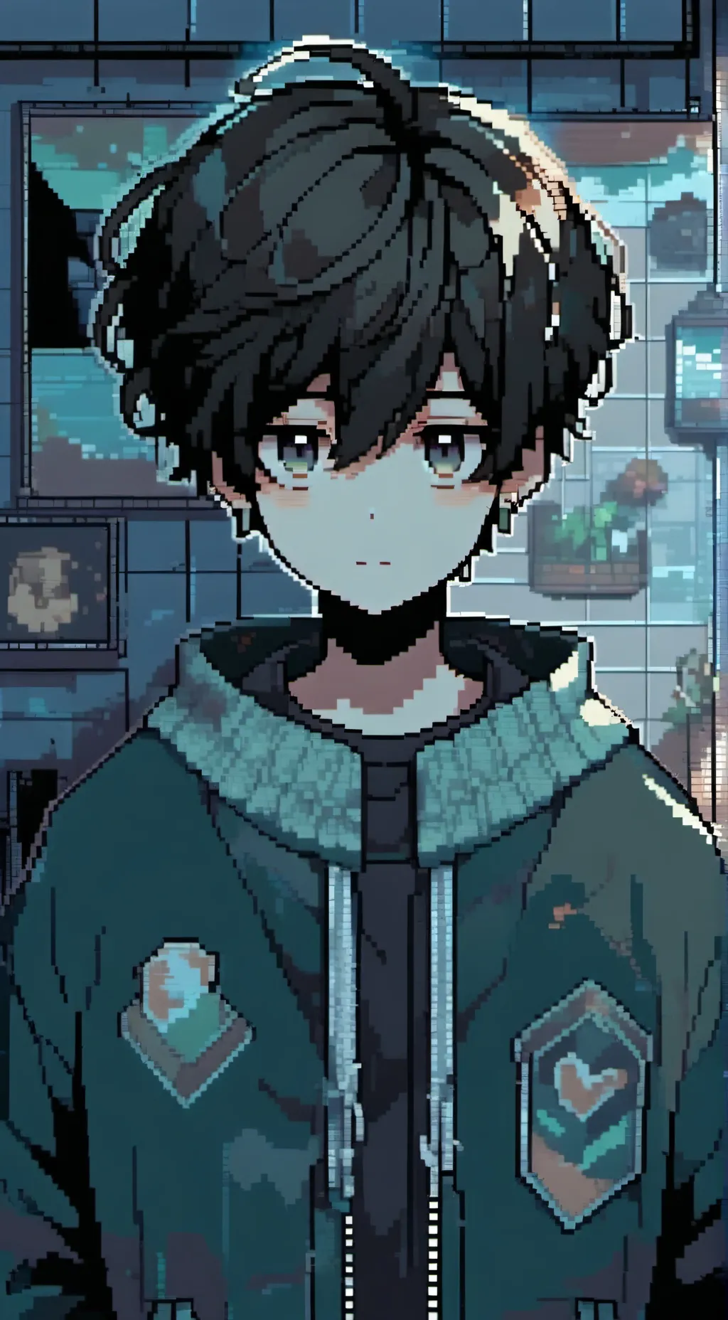 ai character: H@ŔV3Y! background