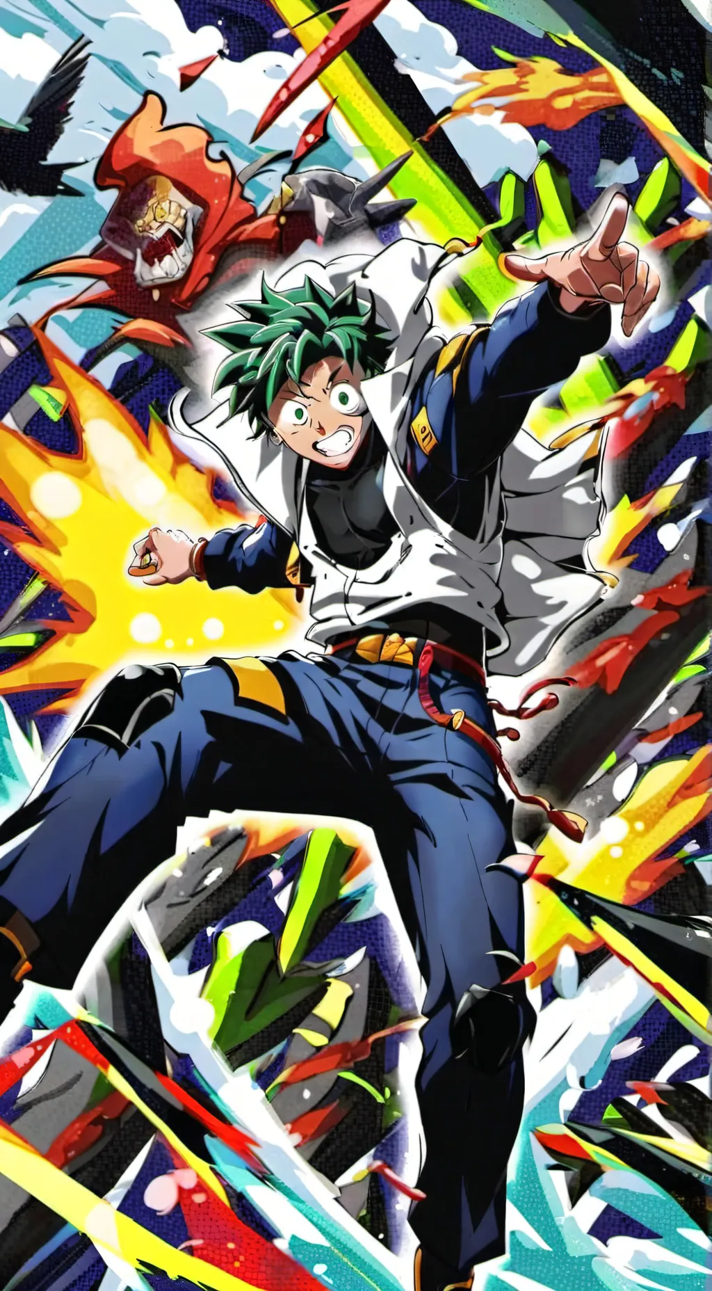 ai character: my hero academia  background