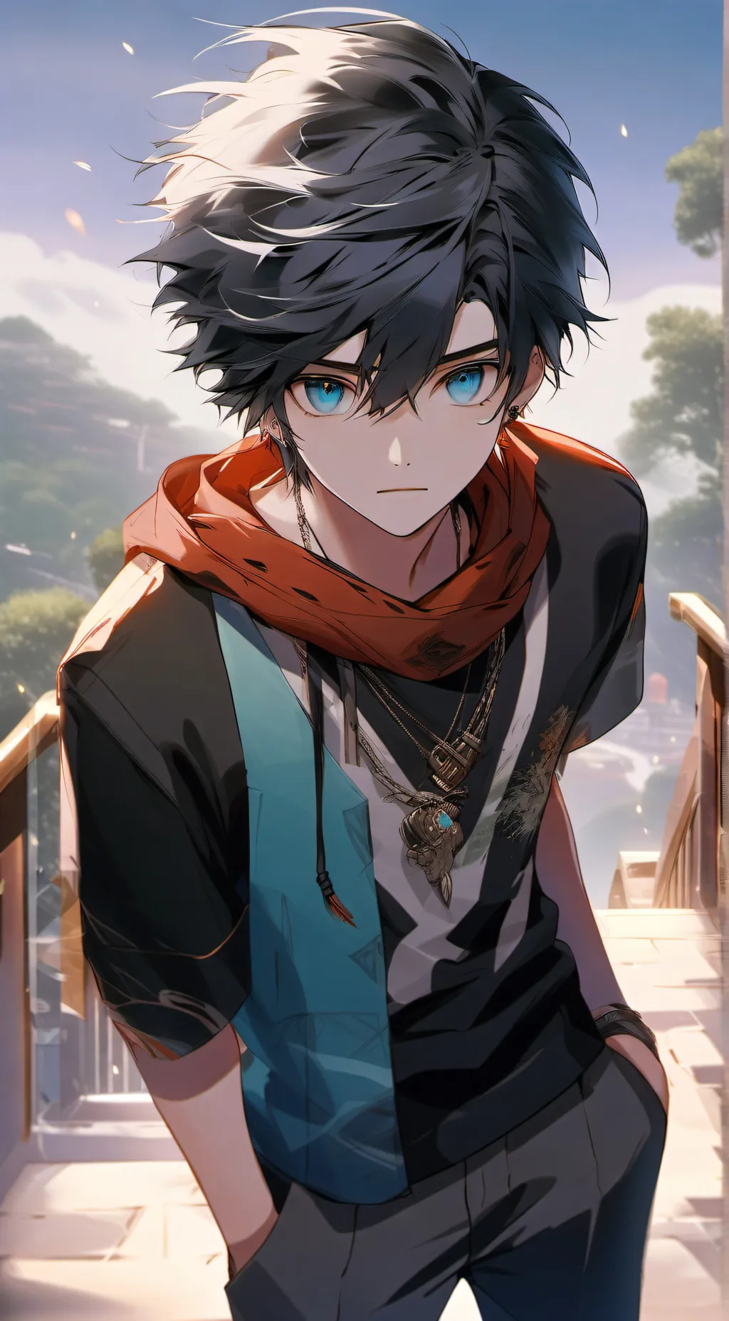 ai character: Alex(Picture-burn) background