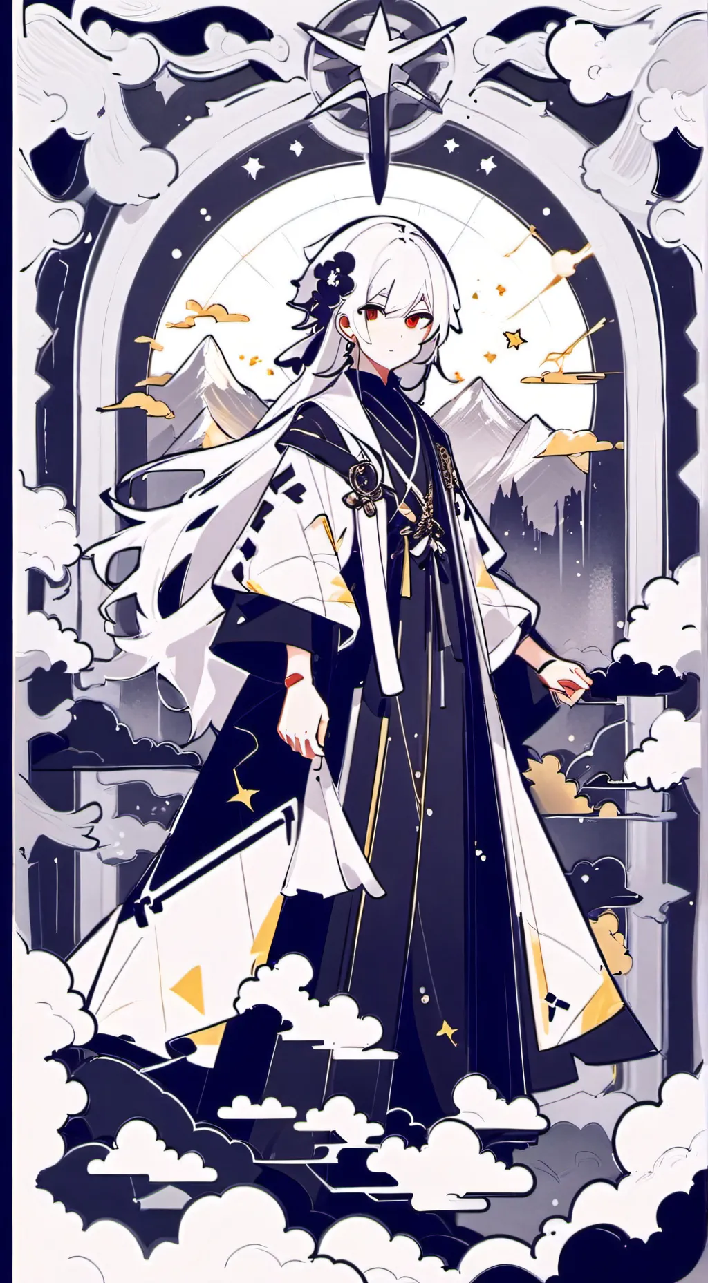 ai character: Bakugo, tu hermano background