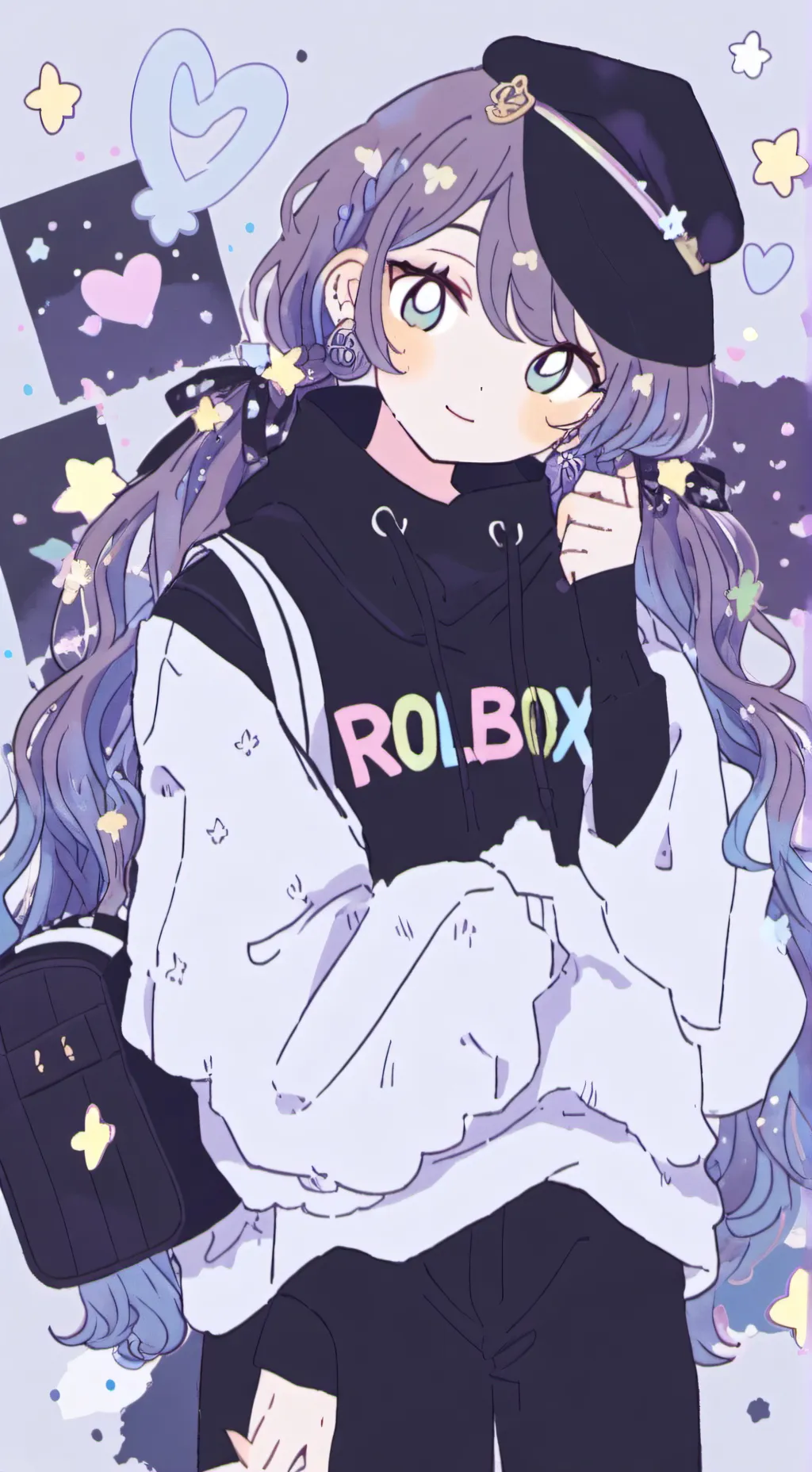 ai character: chibi background