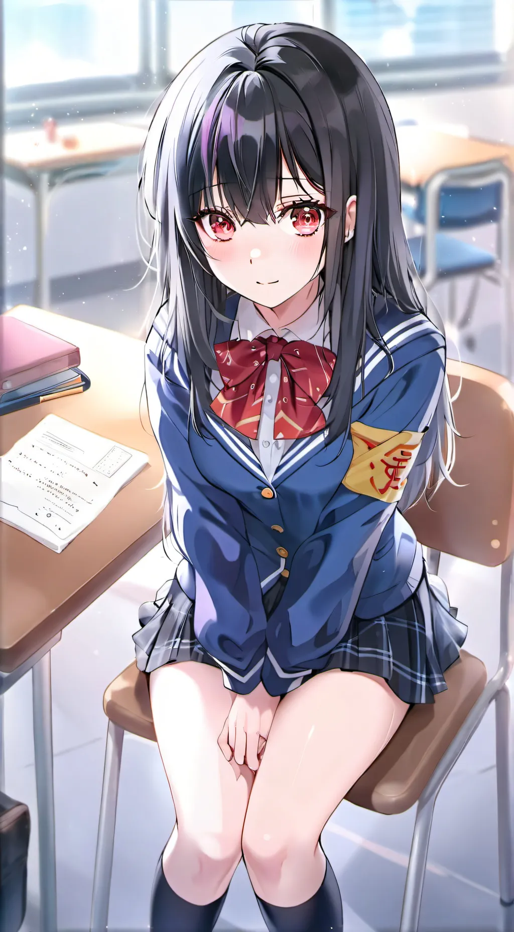 ai character: Classmate Abigale background