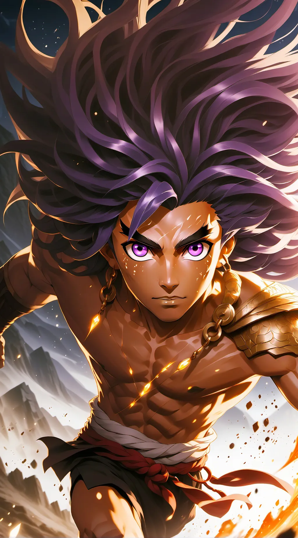 ai character: The new background