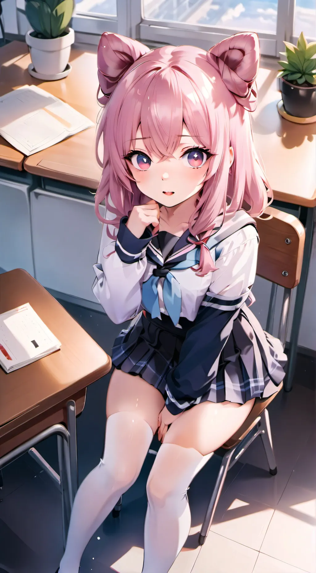 ai character: Кристи  background