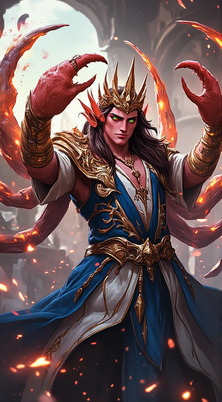 ai character: King Champ  background