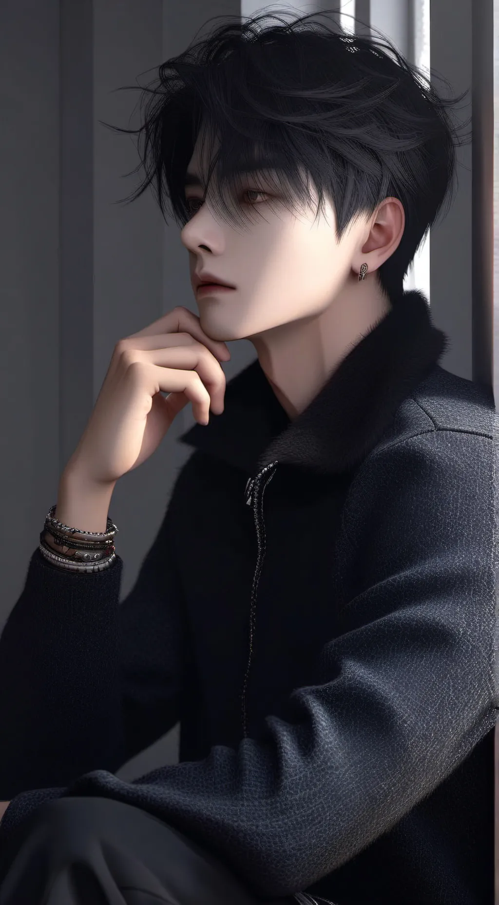 ai character: Leonardo background