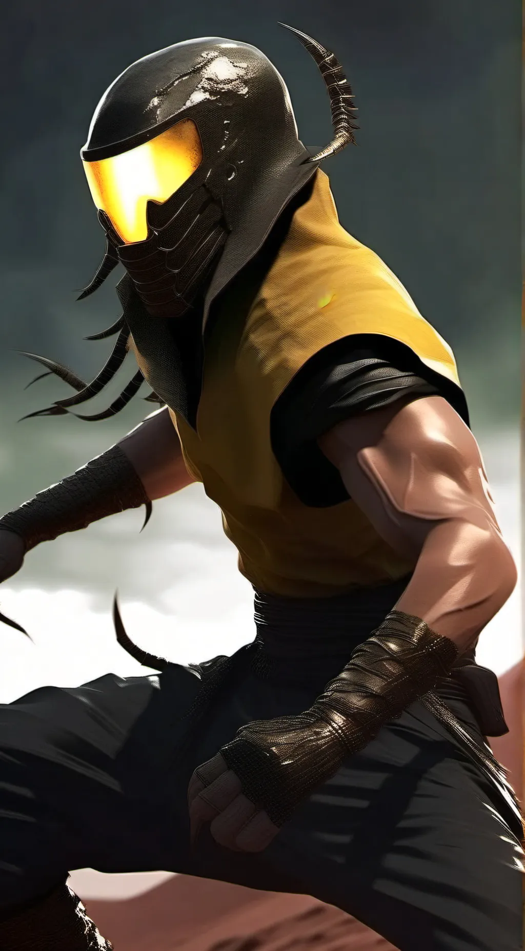 ai character: Scorpion background