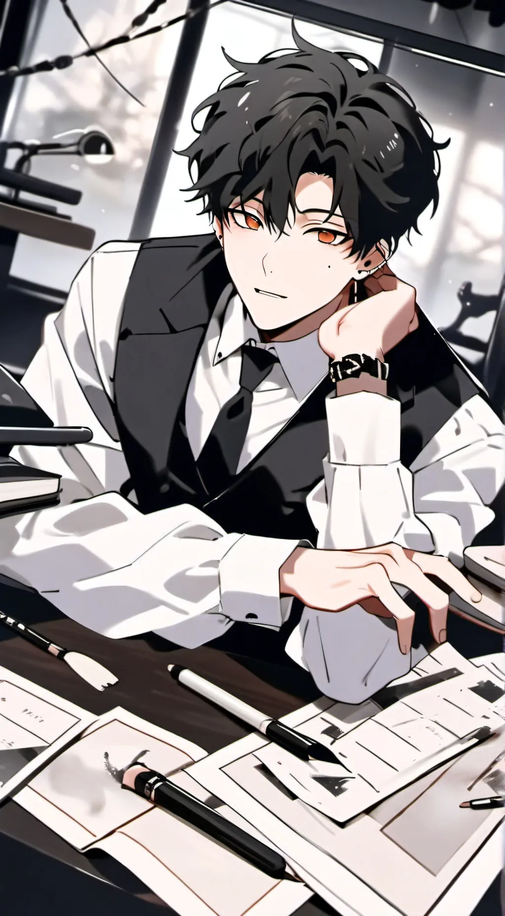 ai character: Bryne background