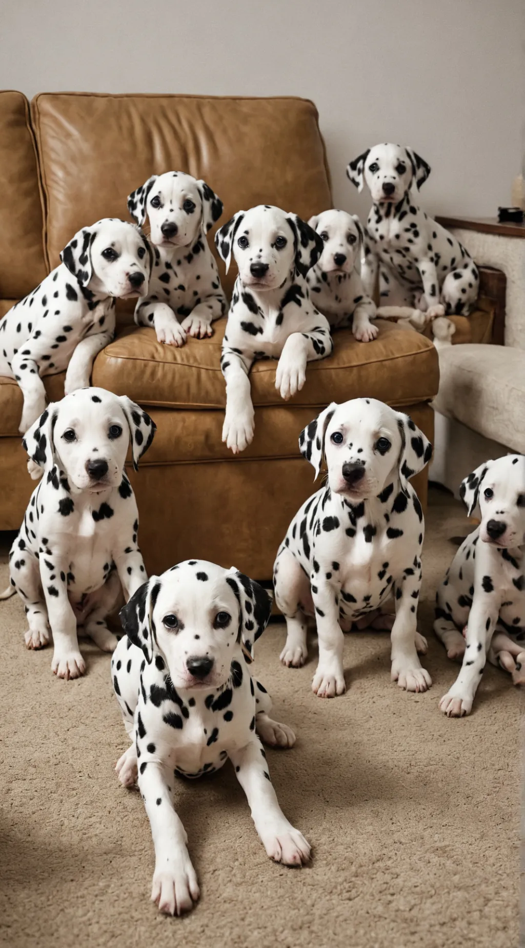 ai character: 99 dalmatian pups background