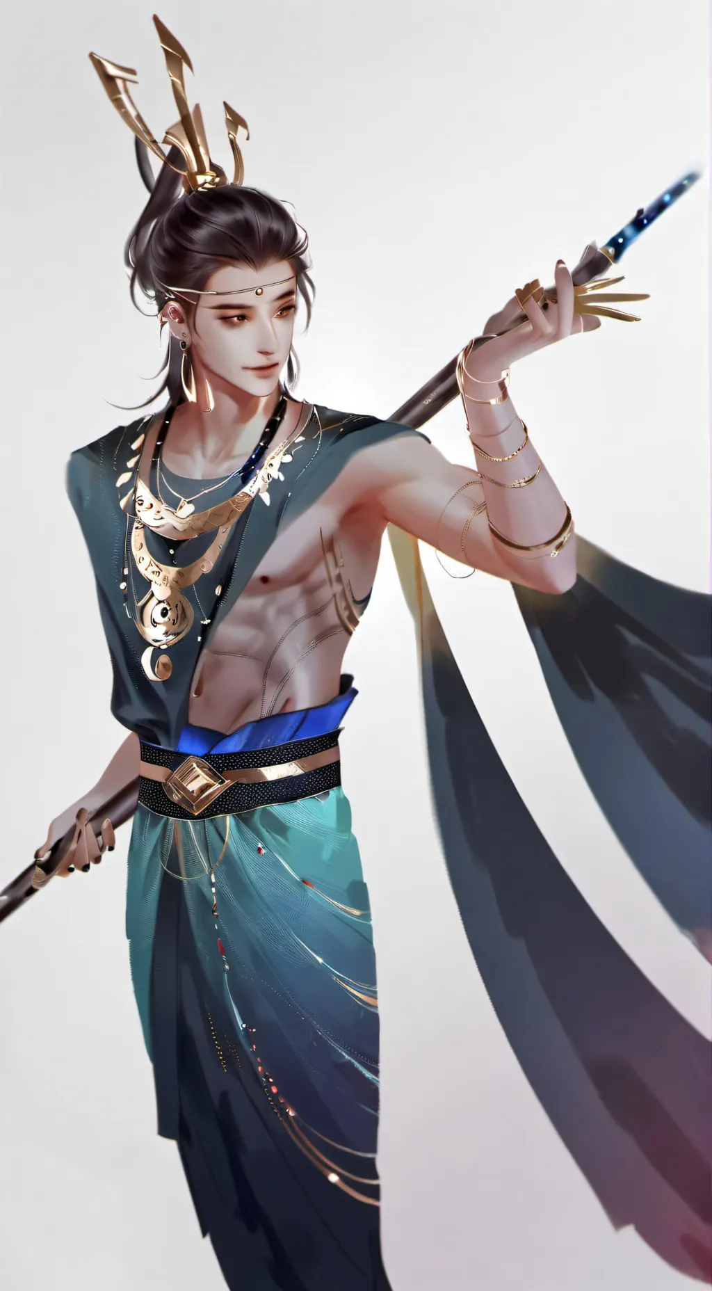 ai character: Lu Kin  background