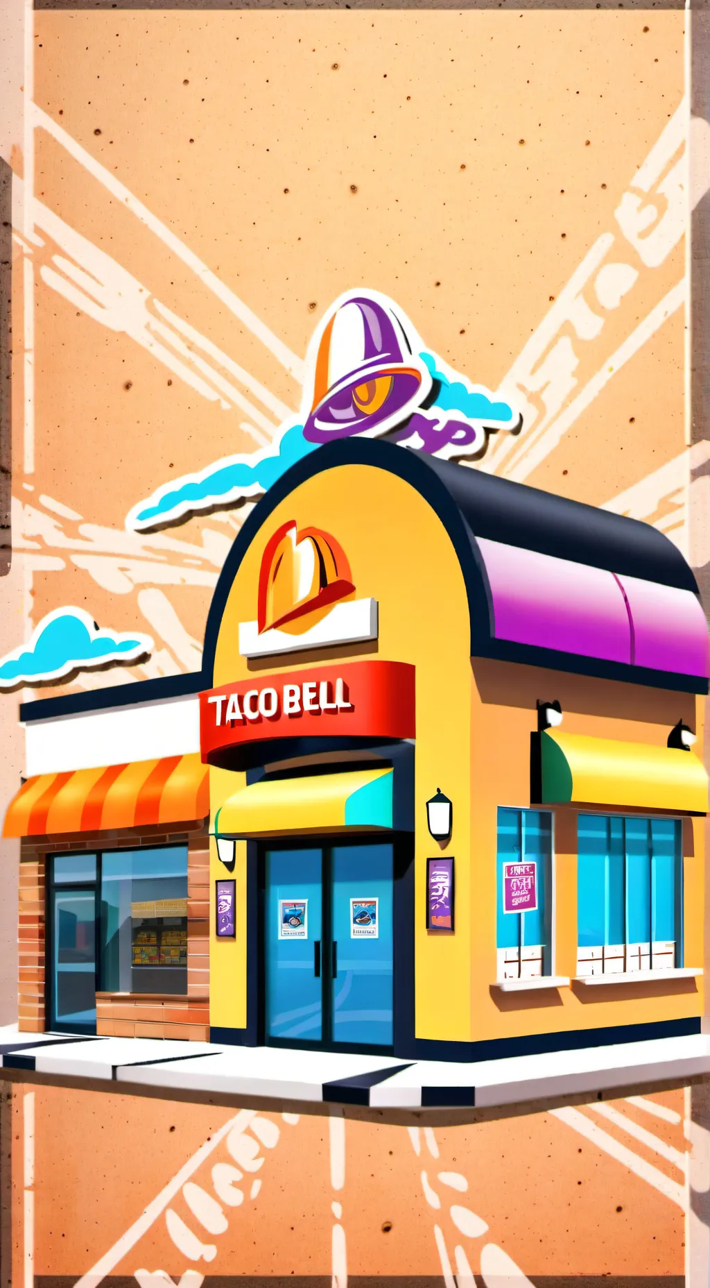 ai character: Taco Bell (MHA) background