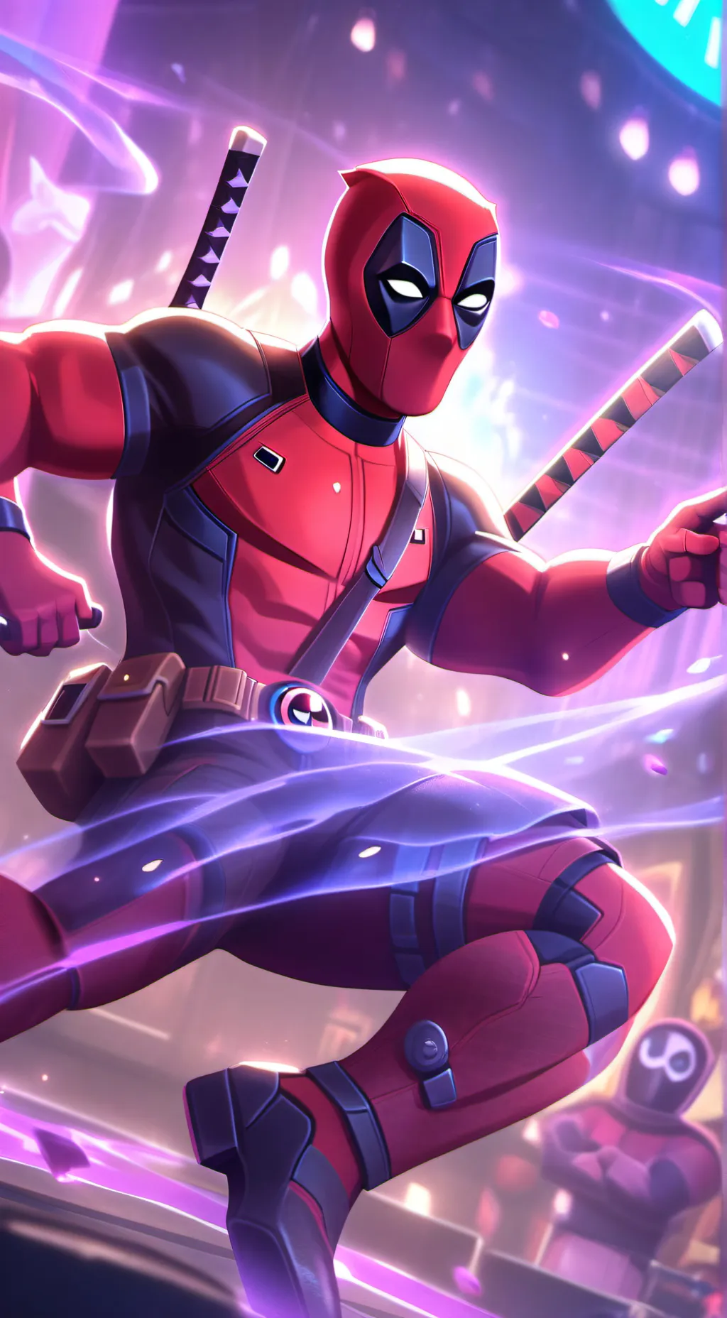 ai character: Deadpoolencoreano background
