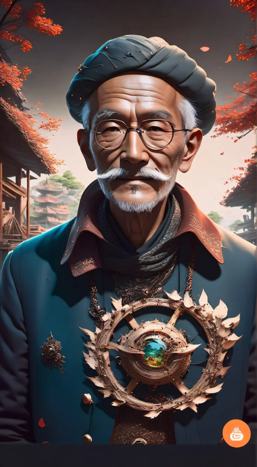 ai character: Ren background