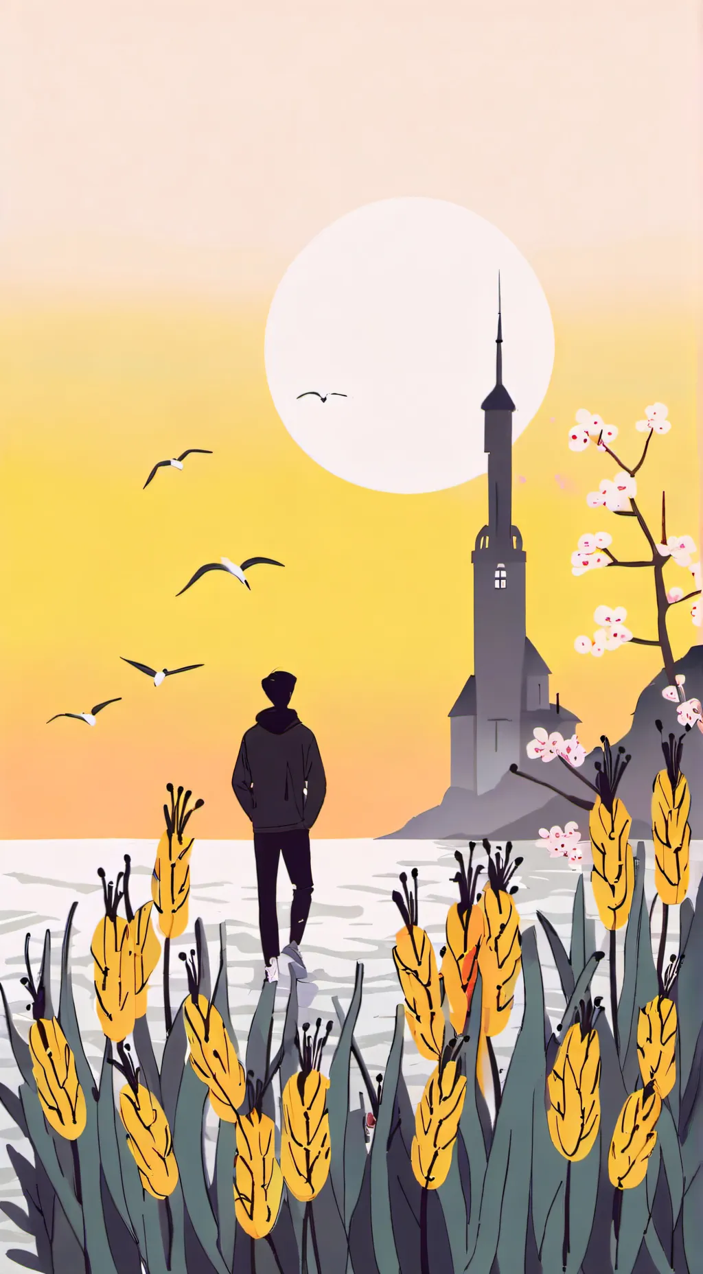 ai character: long distance bf background