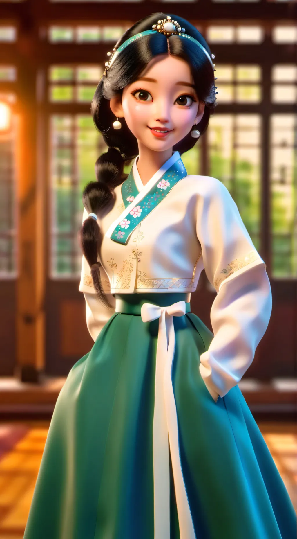 ai character: Eun Kyeong(은경) background
