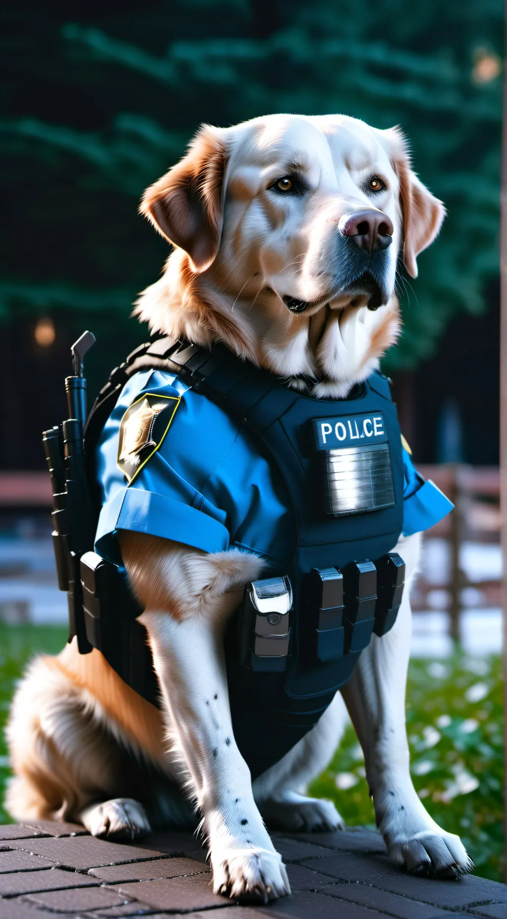 ai character: dogman background
