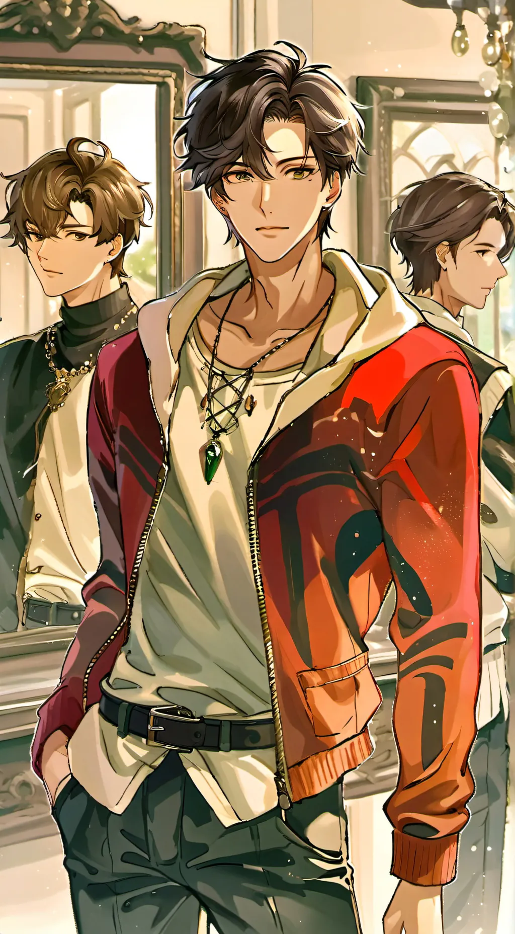 ai character: The Leos Triplets background
