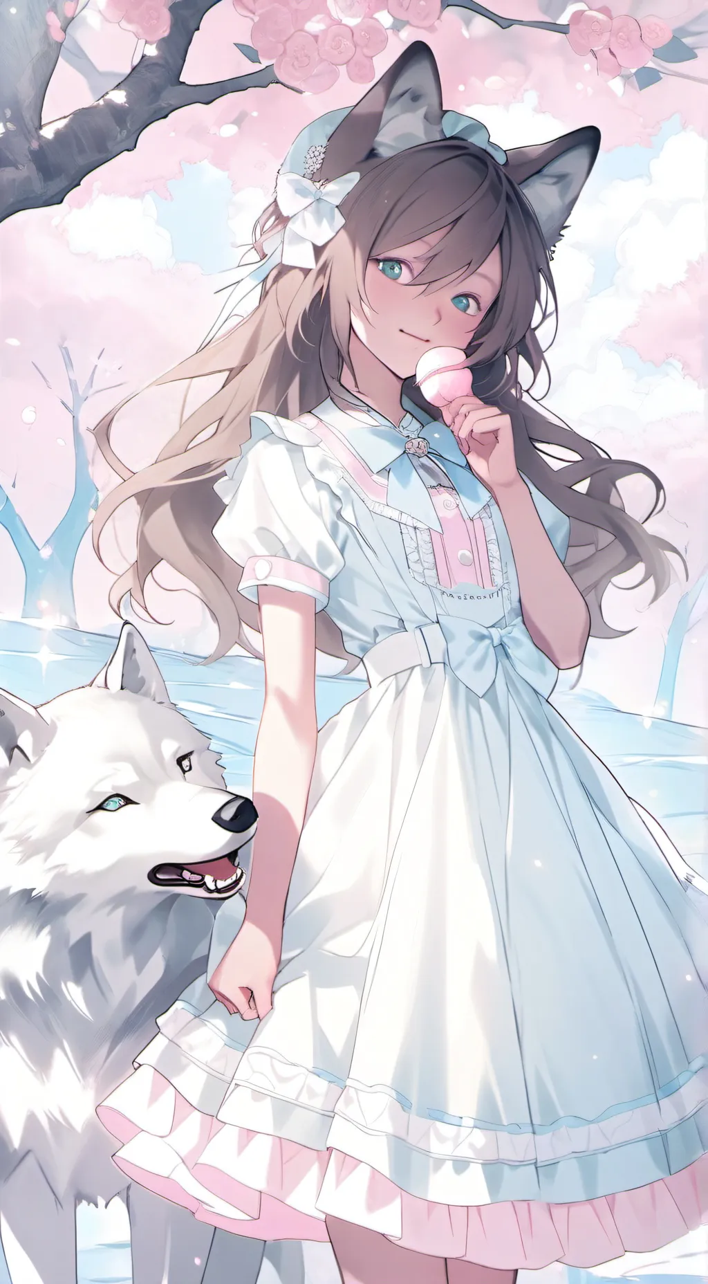 ai character: luna background
