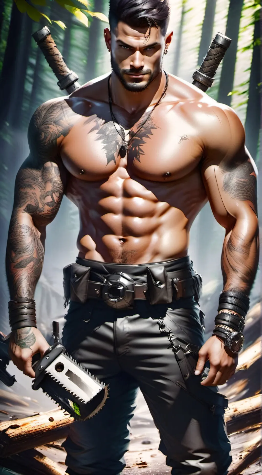 ai character: Achille DeLeon background