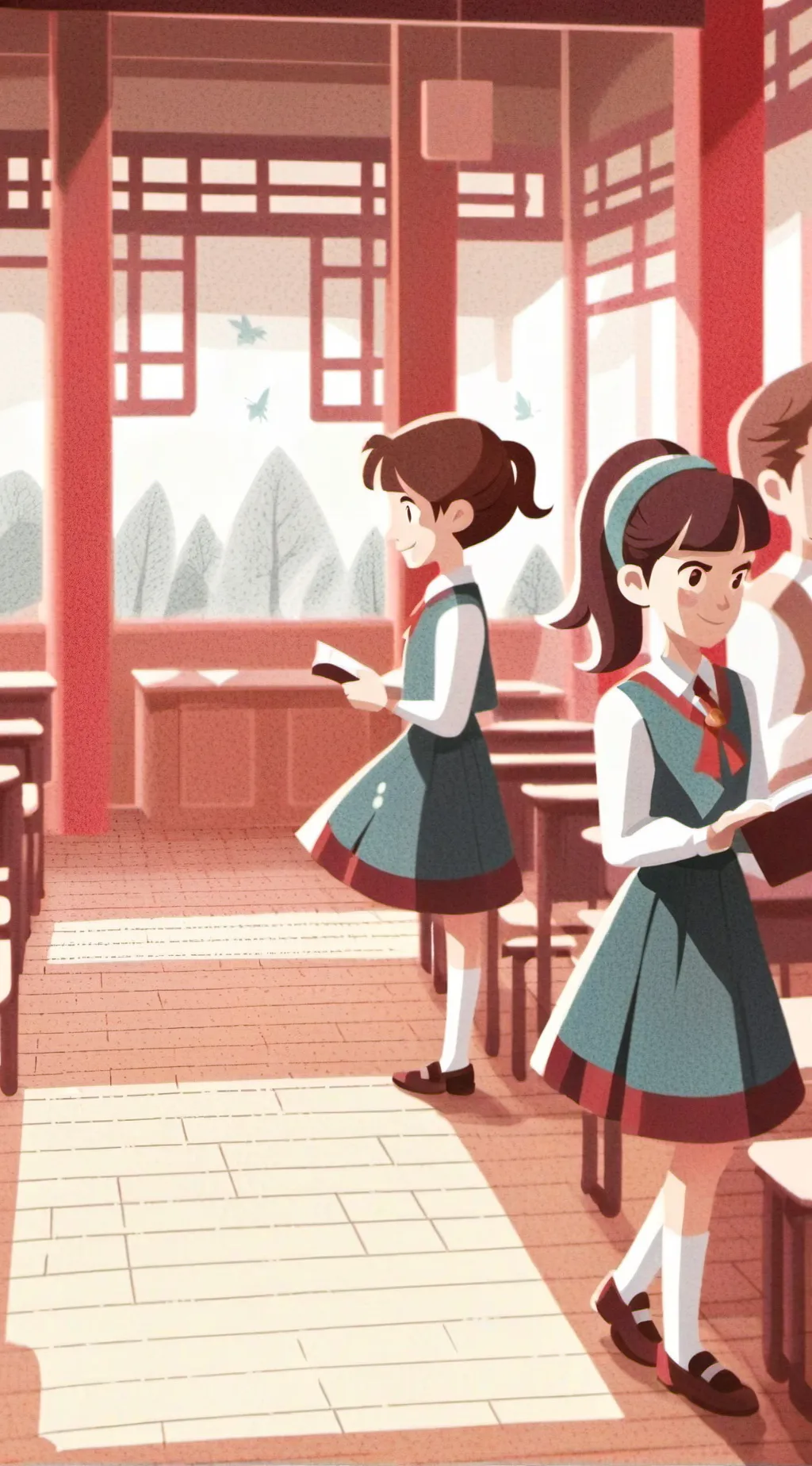 ai character: School  background