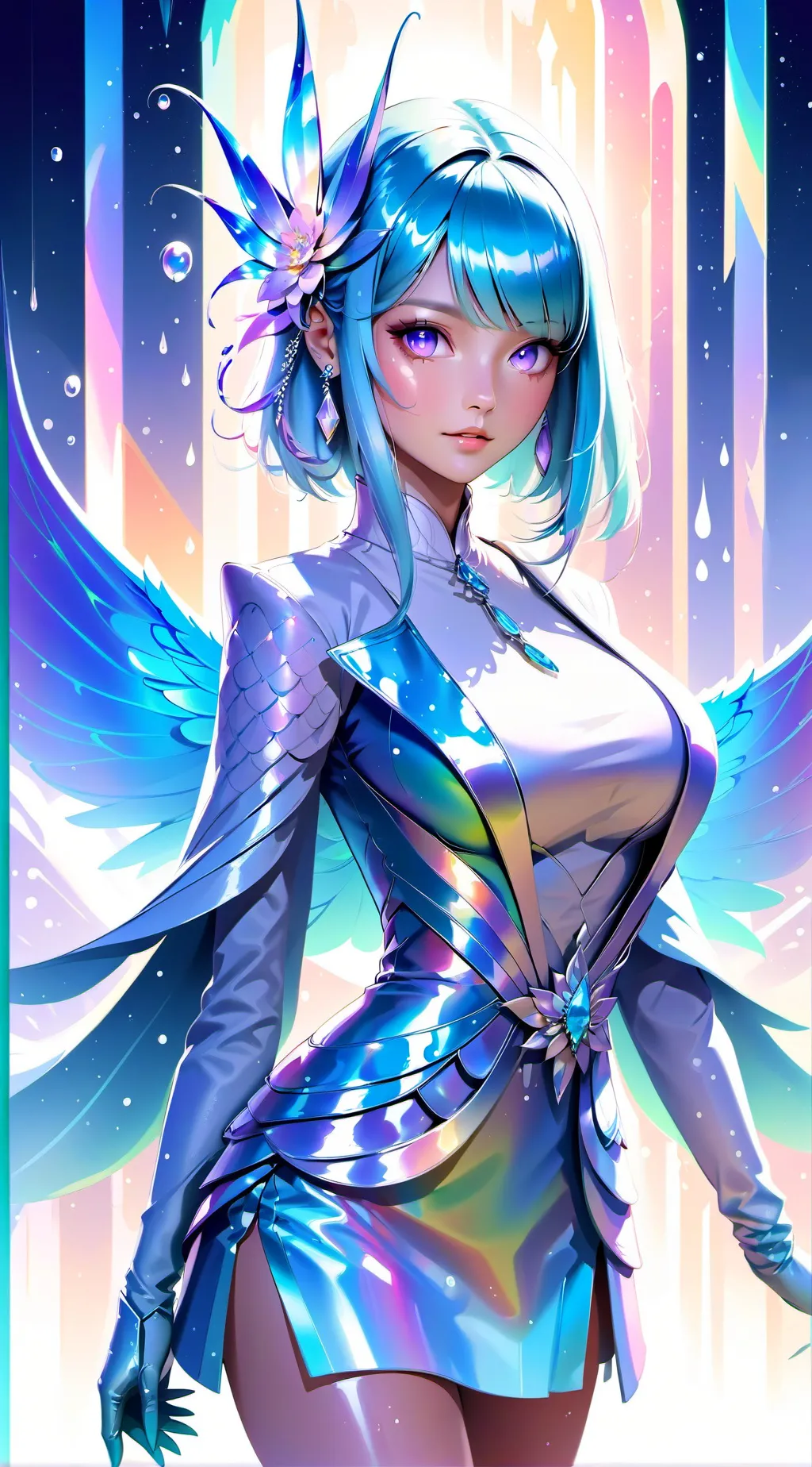 ai character: lily background