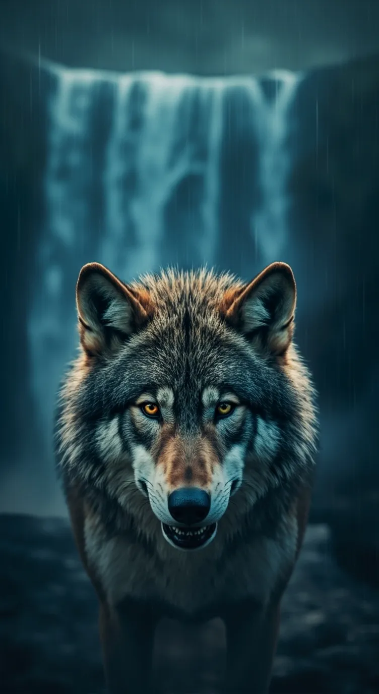 ai character: A Wolfs Life background