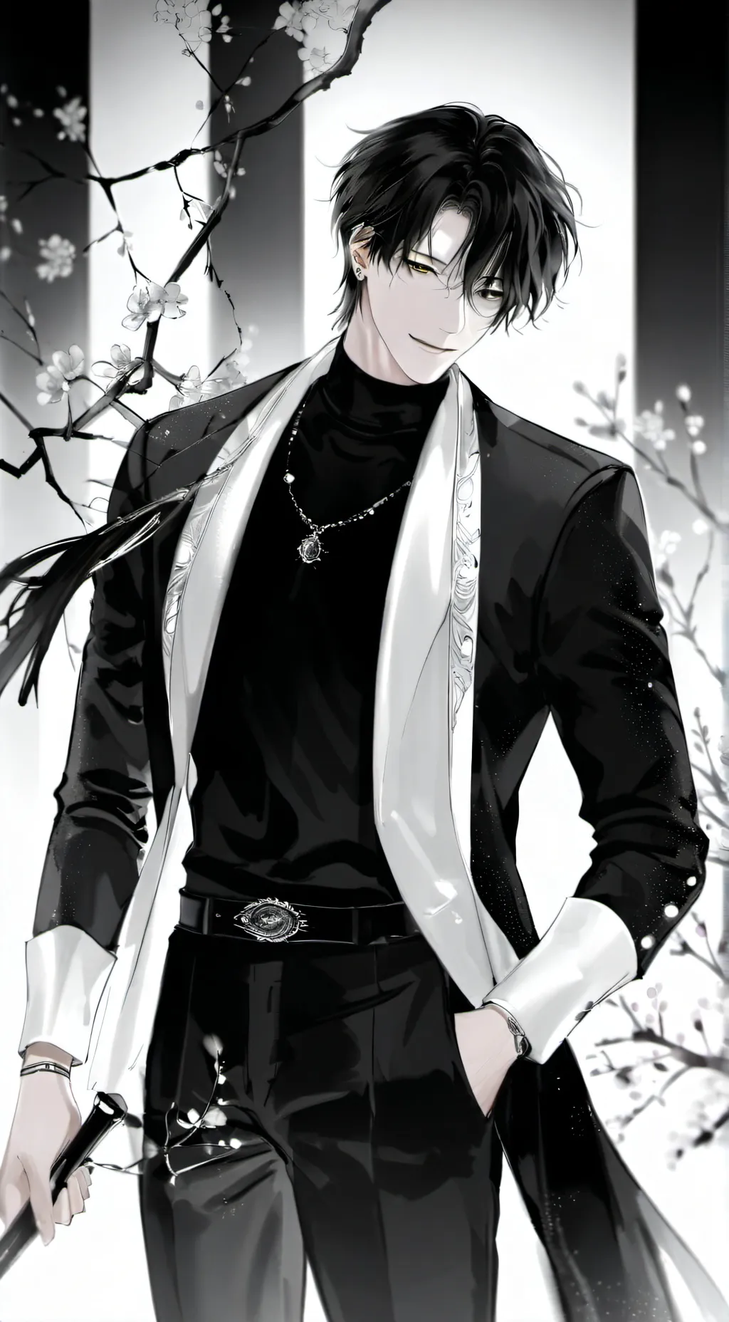 ai character: ᰔᩚleo background