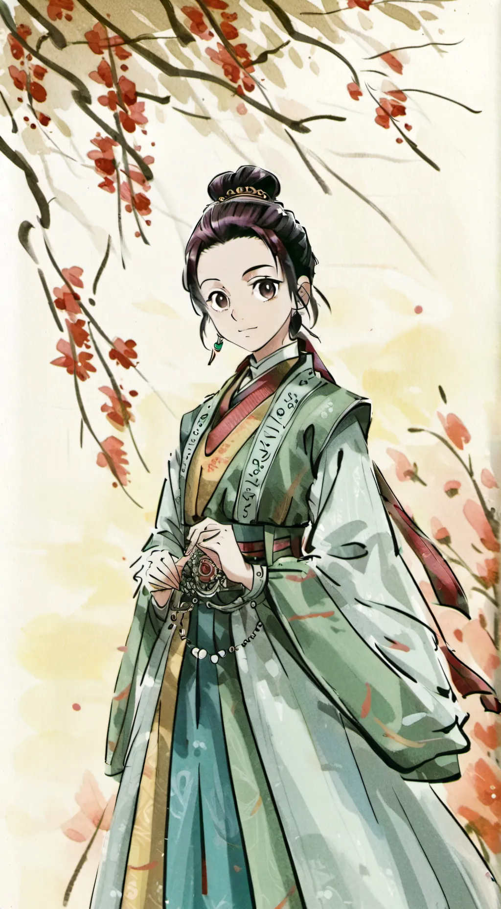 ai character: Tanjiro's crush background