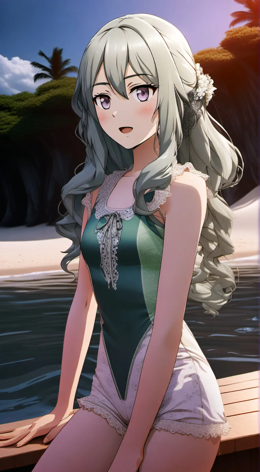 ai character: Mizuna background