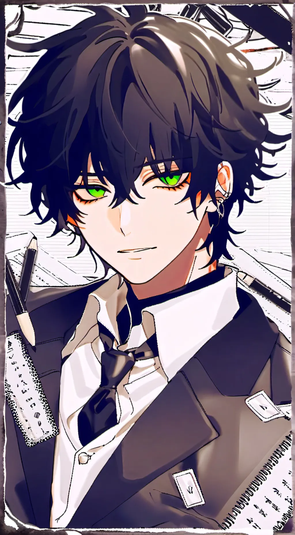 ai character: Lucas  background