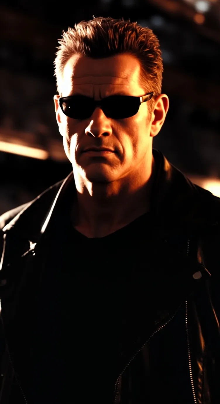 ai character: The Terminator  background