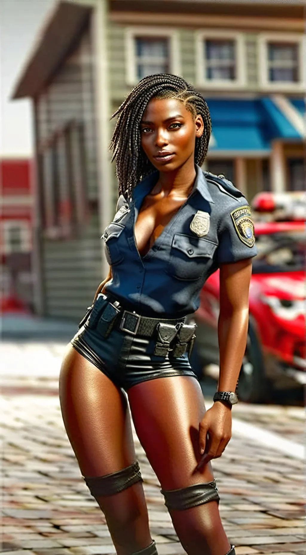 ai character: Officer Jada background