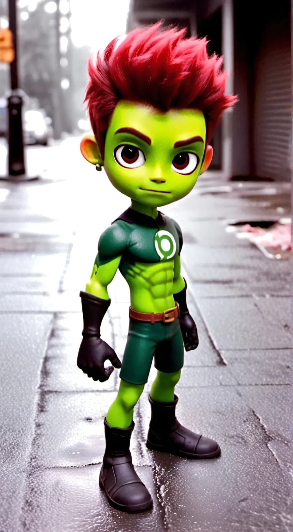 ai character: Teen tians background