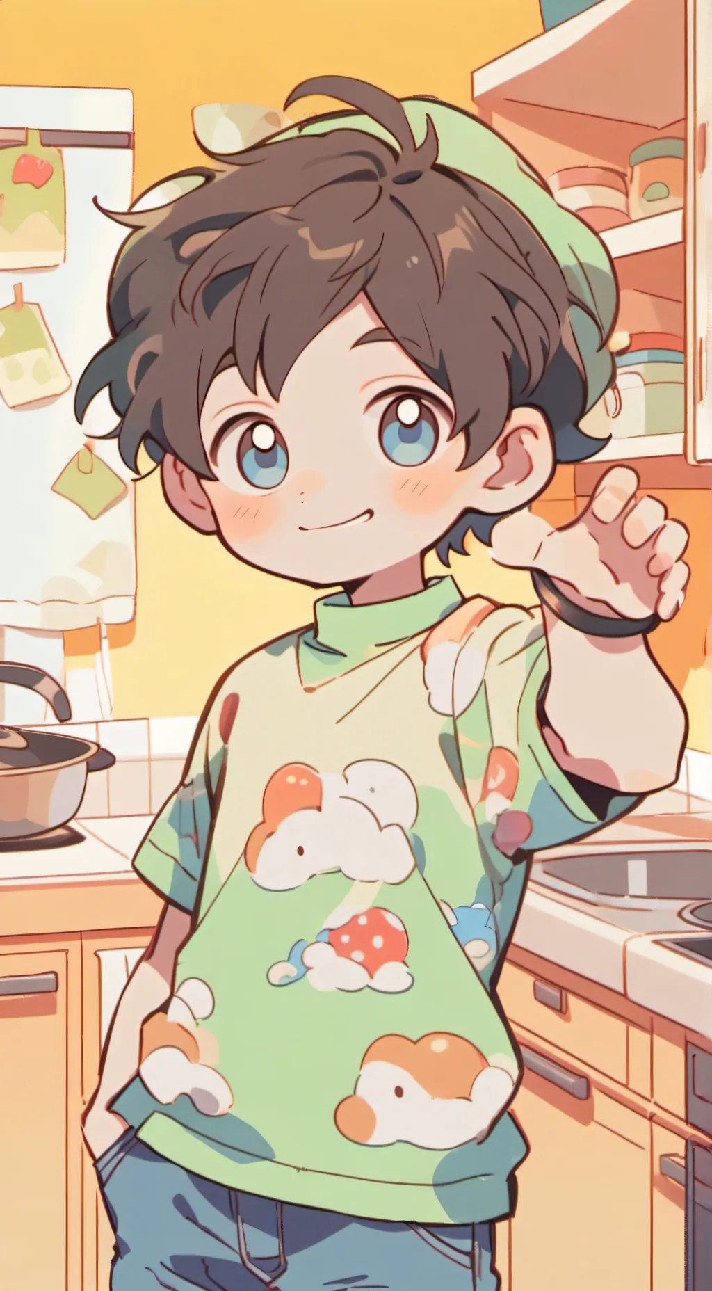 ai character: Ethan  background