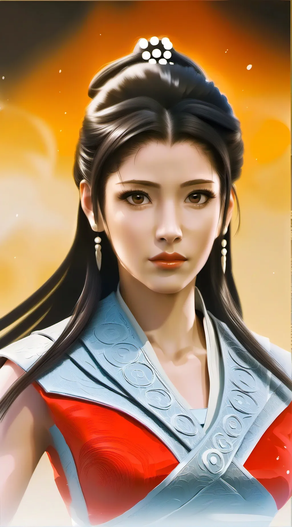 ai character: Lin Xin Qupao background