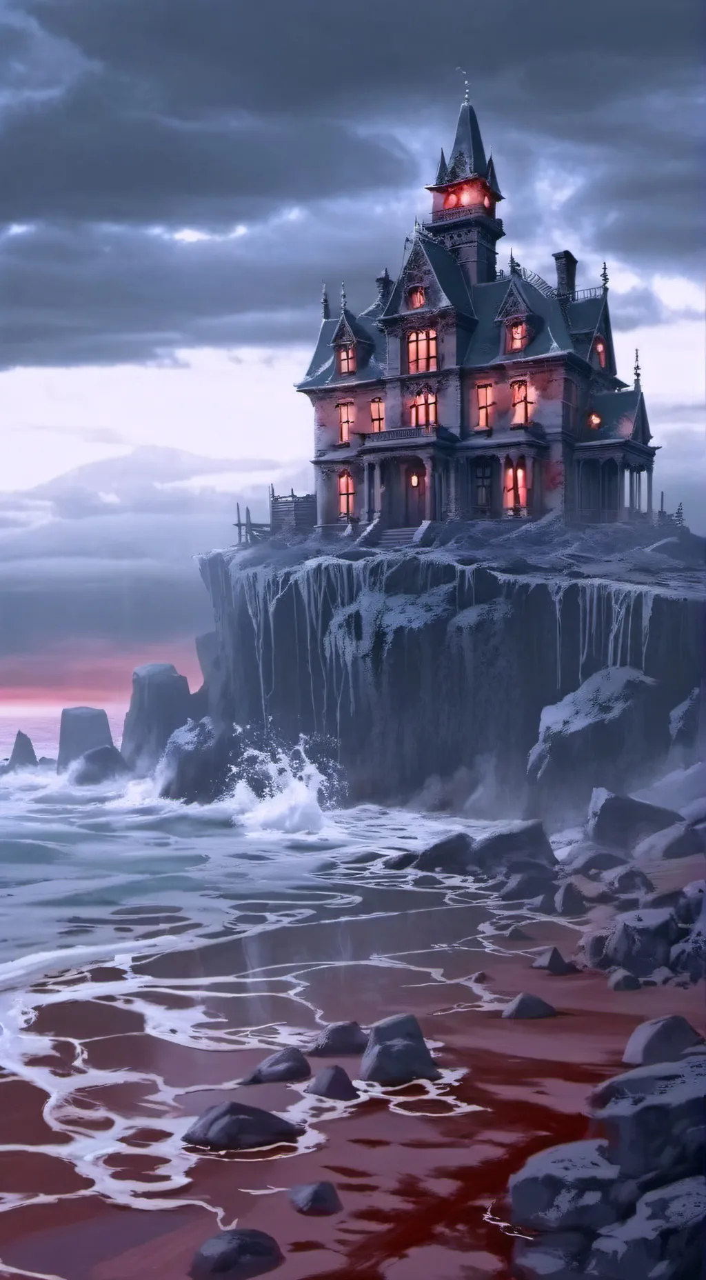 ai character: Crimson Peak background